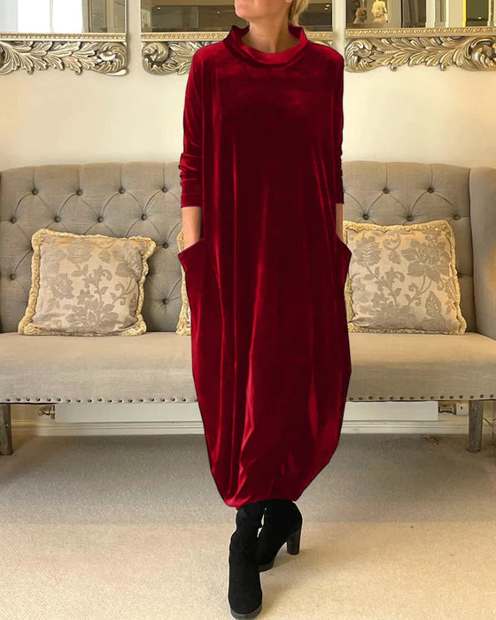 Iris | Velvet Winter Dress