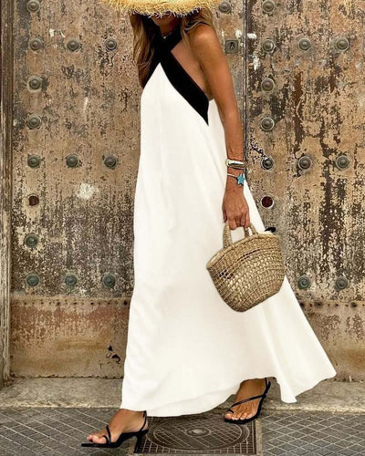 Morven | Crossover Maxi Dress