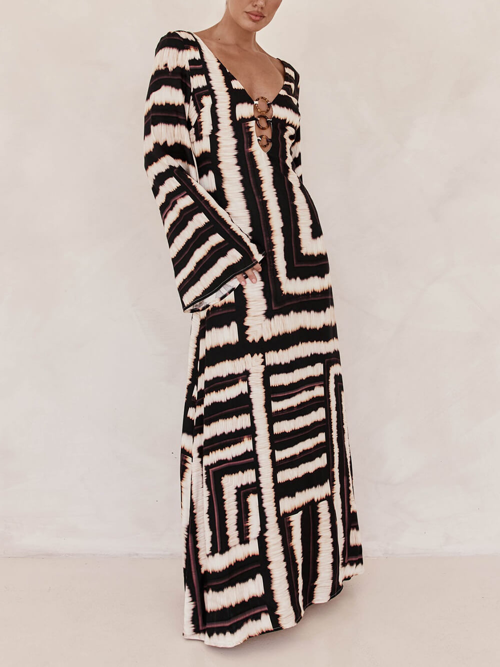 Tess | Printed Maxi Dress