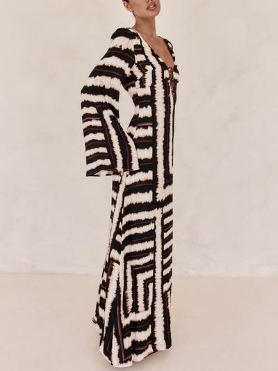 Tess | Printed Maxi Dress