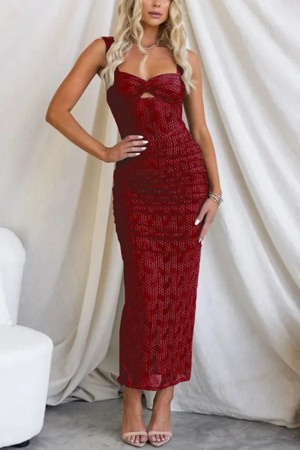 Veronica | Mesh Maxi Dress