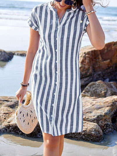 Maggy | Striped Shirt Dress