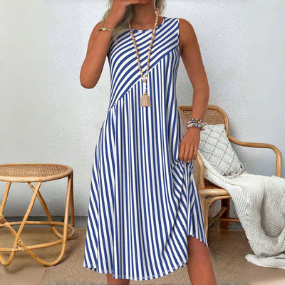 Heidi | Sleeveless Striped Dress