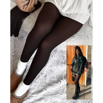 Fleece Lined Translucent Tights