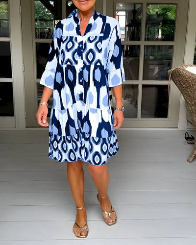 Mia | Button Midi Dress