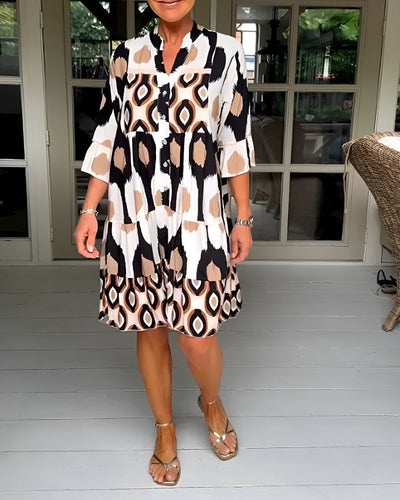 Mia | Button Midi Dress