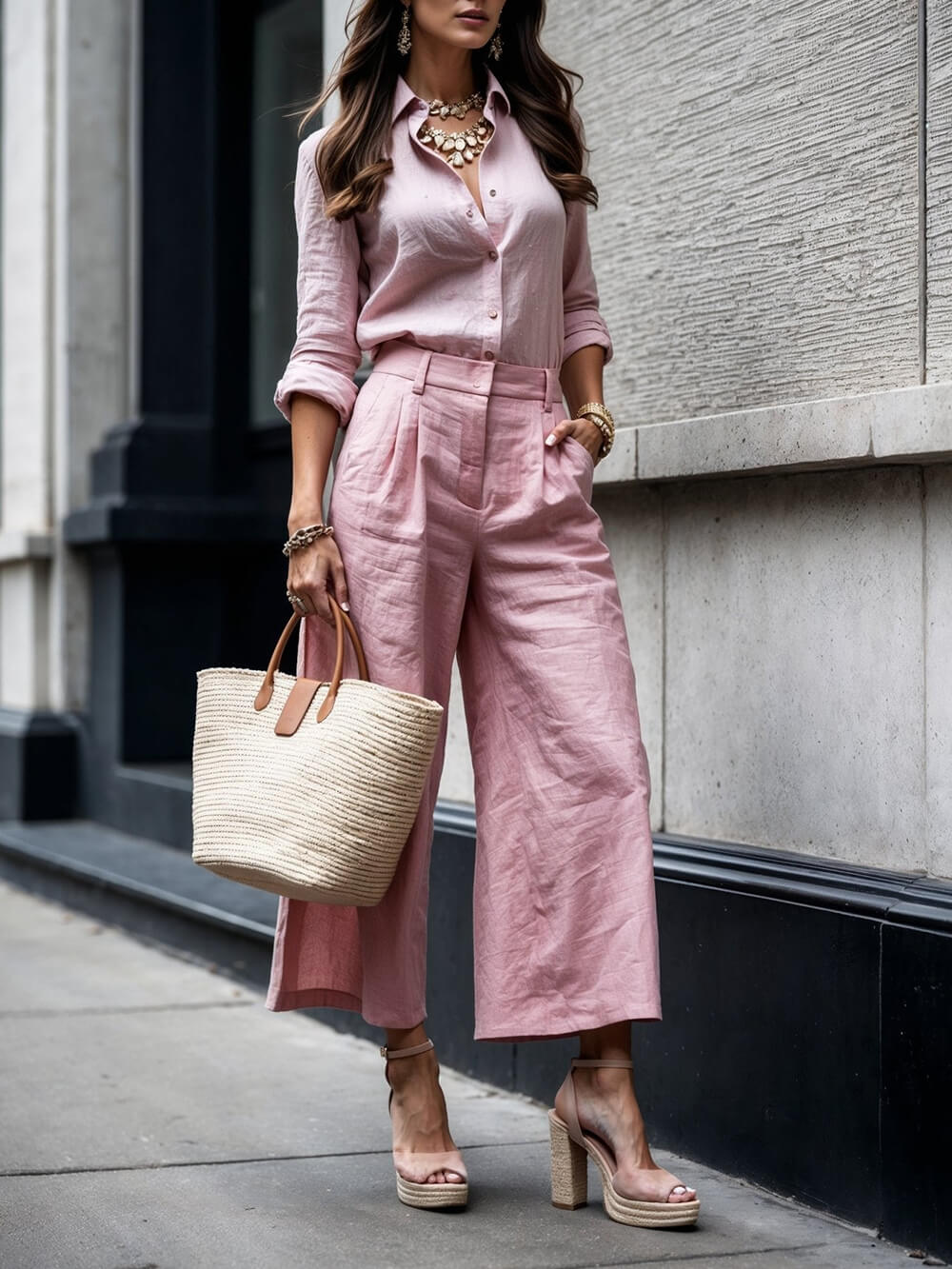 Katie | Pink Two-Piece Set