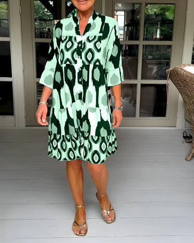 Mia | Button Midi Dress