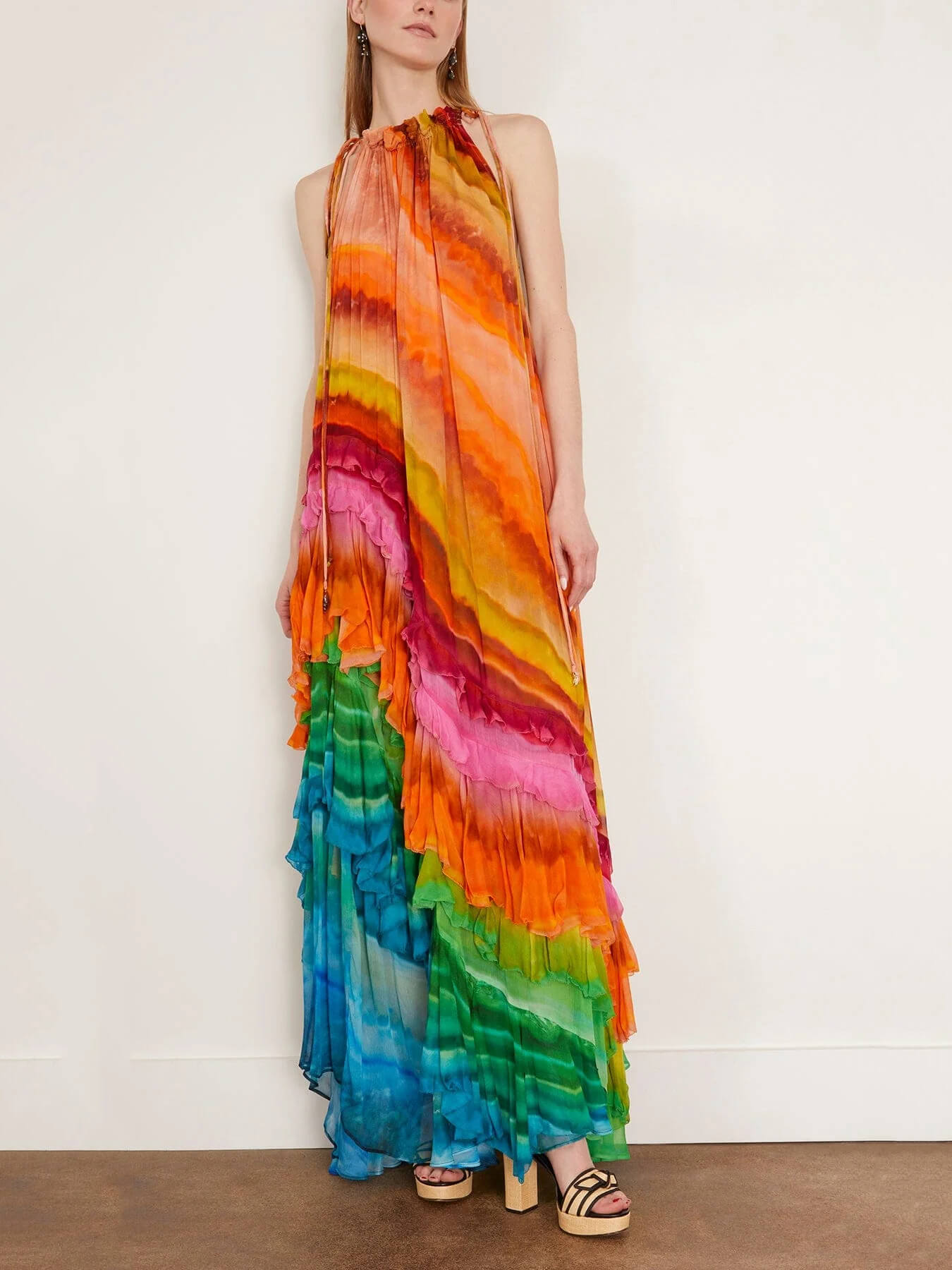Iris | Ruffle Dress
