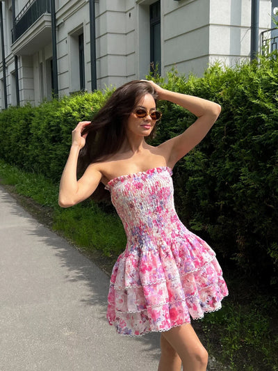 Rosaline | Elegant Frilled Dress