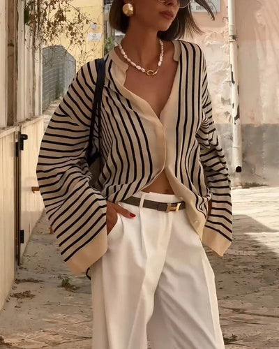 Rose | Striped Shirt
