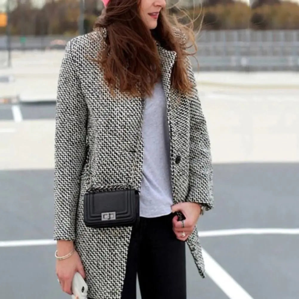 Kate's Boutique- Elegant Long Coat