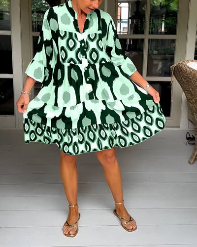 Mia | Button Midi Dress
