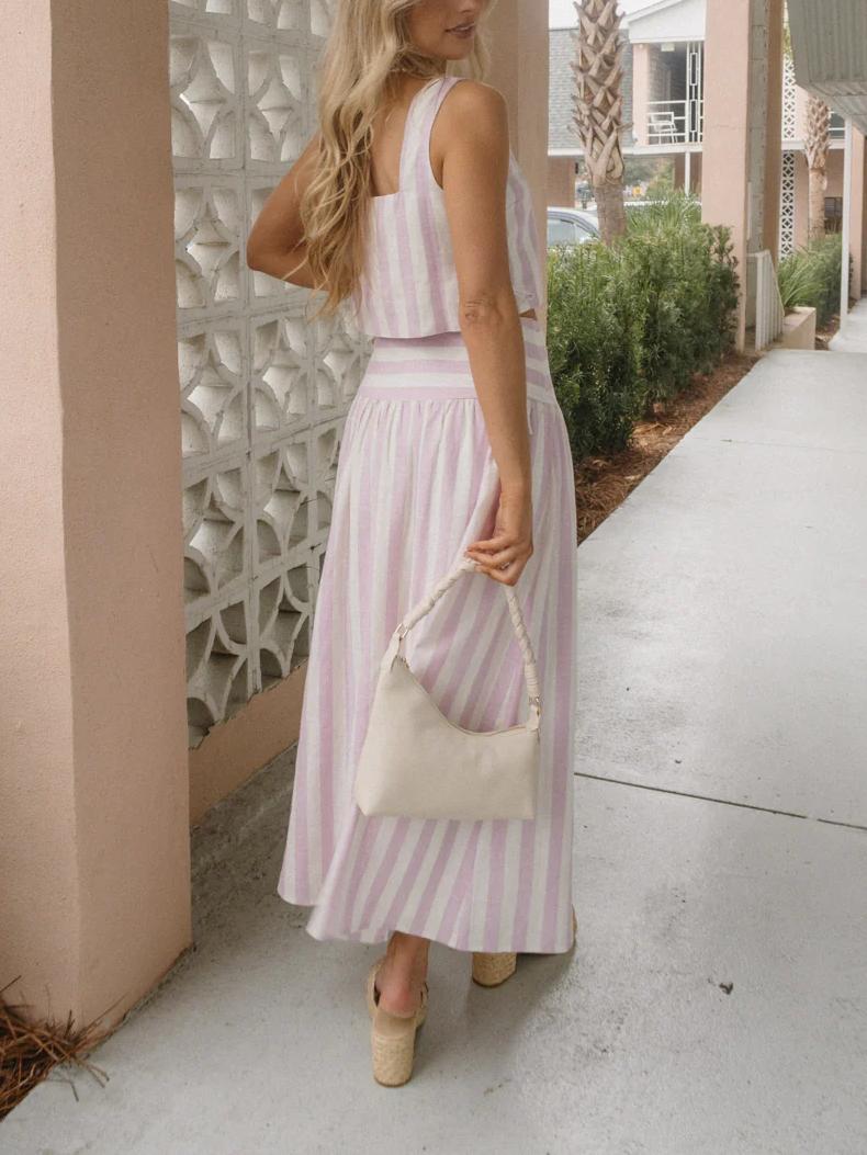 Rosa | Striped Set