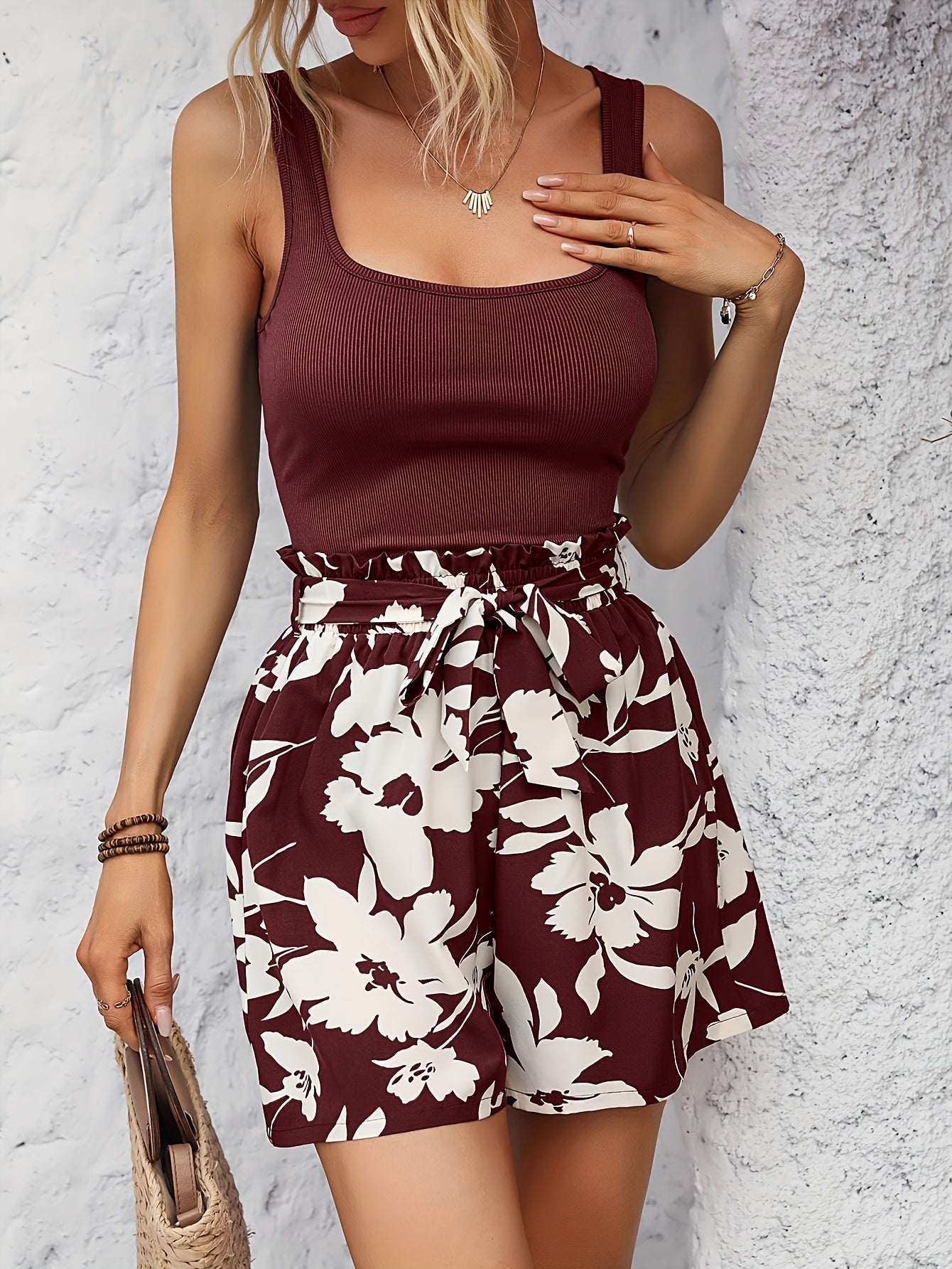 Cora | Flower Two-Piece Set
