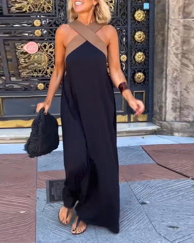 Morven | Crossover Maxi Dress