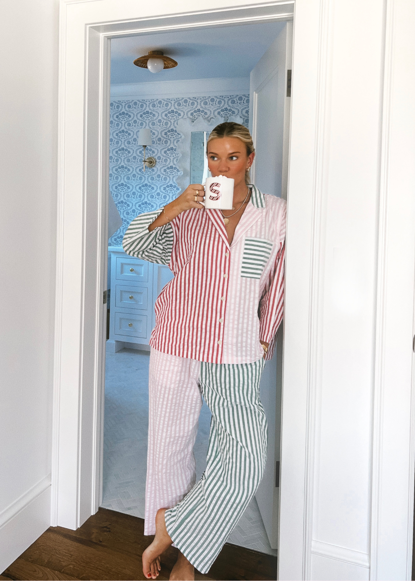 Nora | Striped Pajama Set