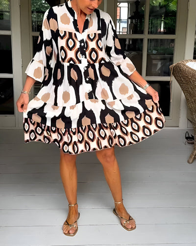 Mia | Button Midi Dress