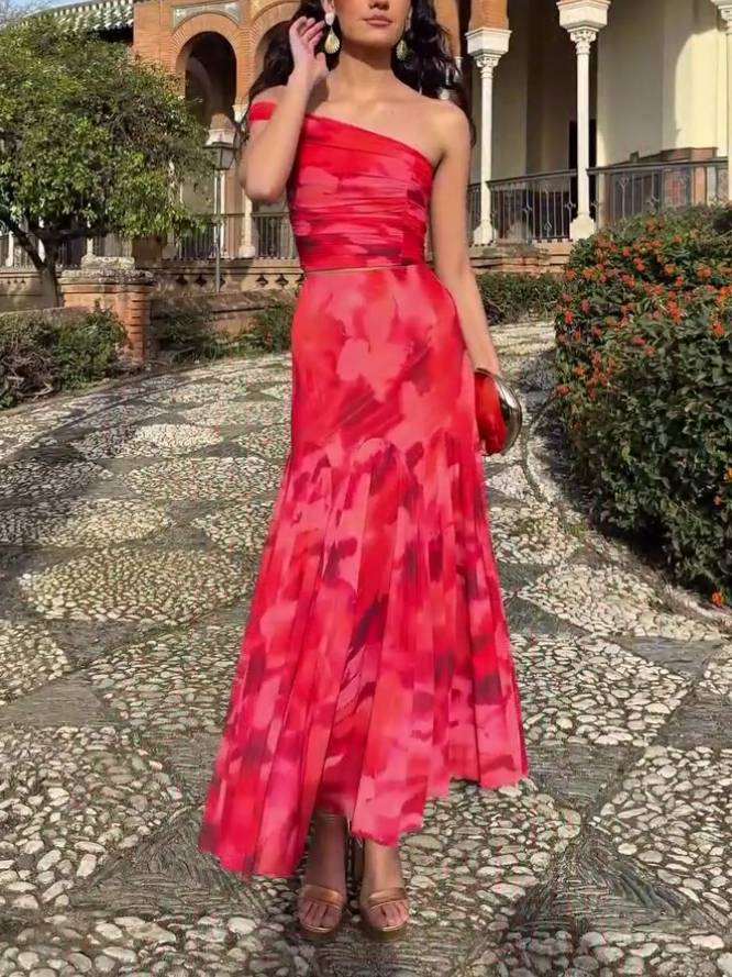 Yara | Red Two-Piece Set