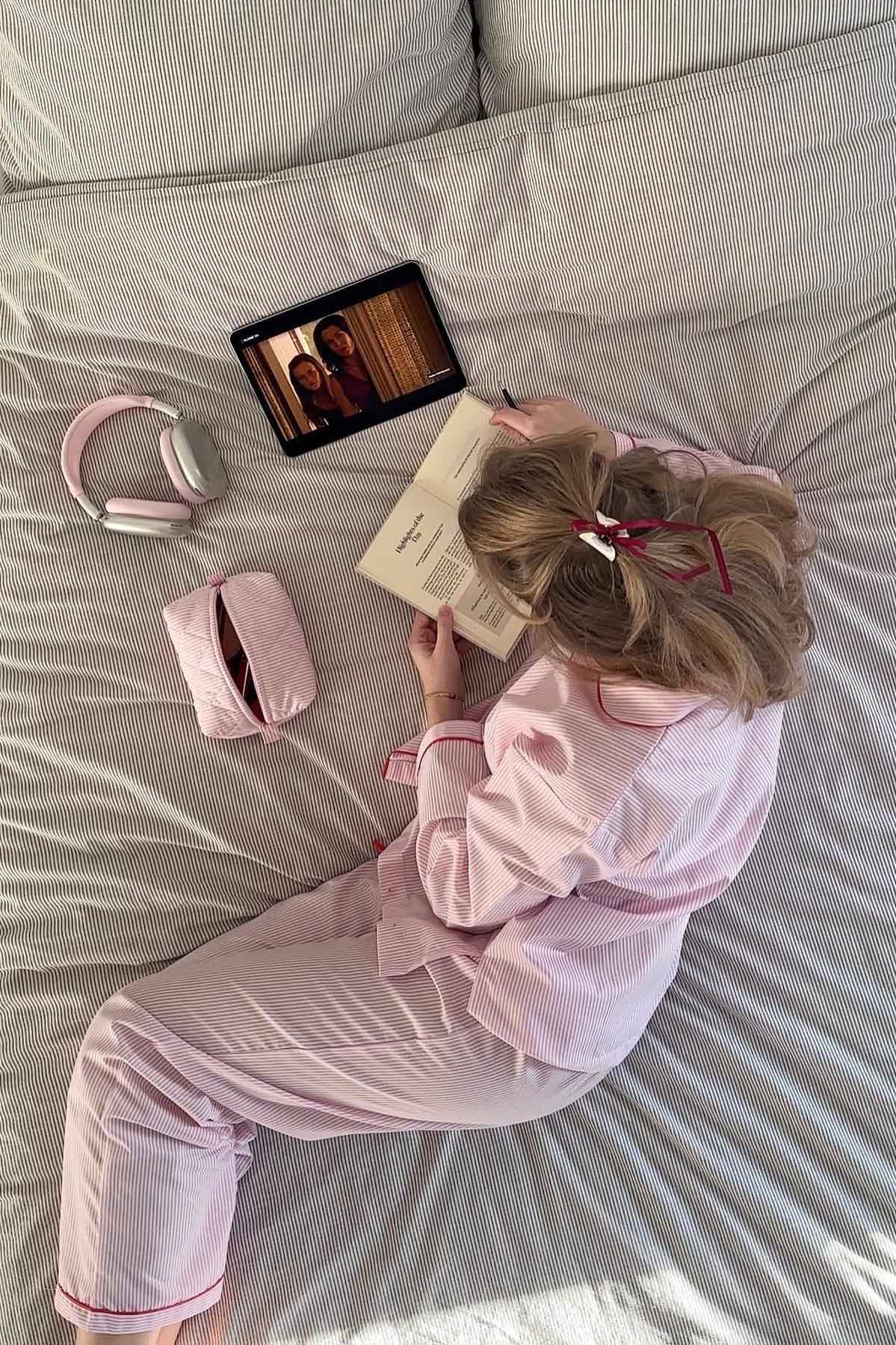 Lily Pink Heart Pajama Set