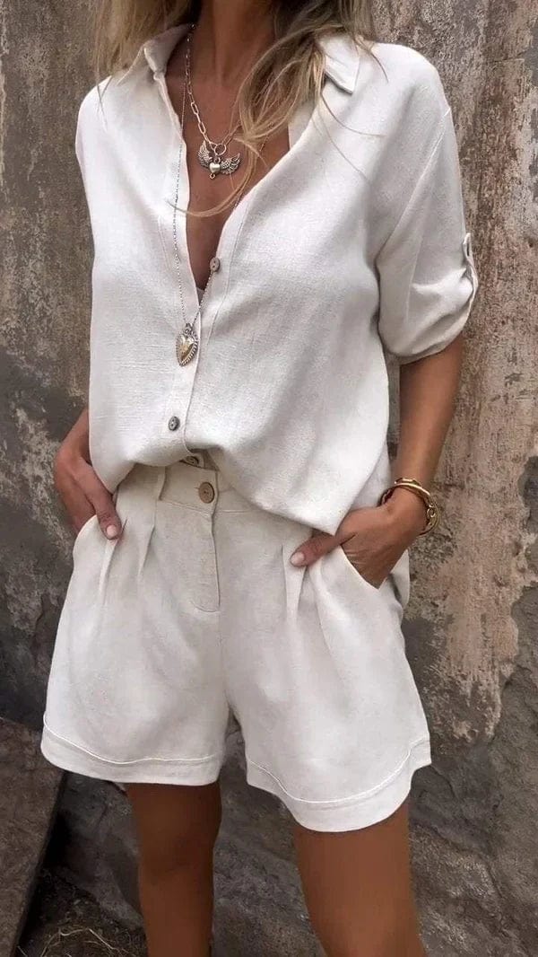 Pauline | Breezy Buttoned Set