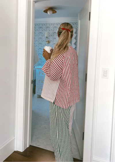 Nora | Striped Pajama Set