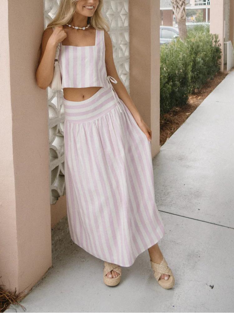 Rosa | Striped Set