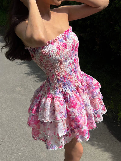 Rosaline | Elegant Frilled Dress