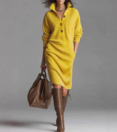 Kate's| Warm Knit Dress, Elegant and Comfortable