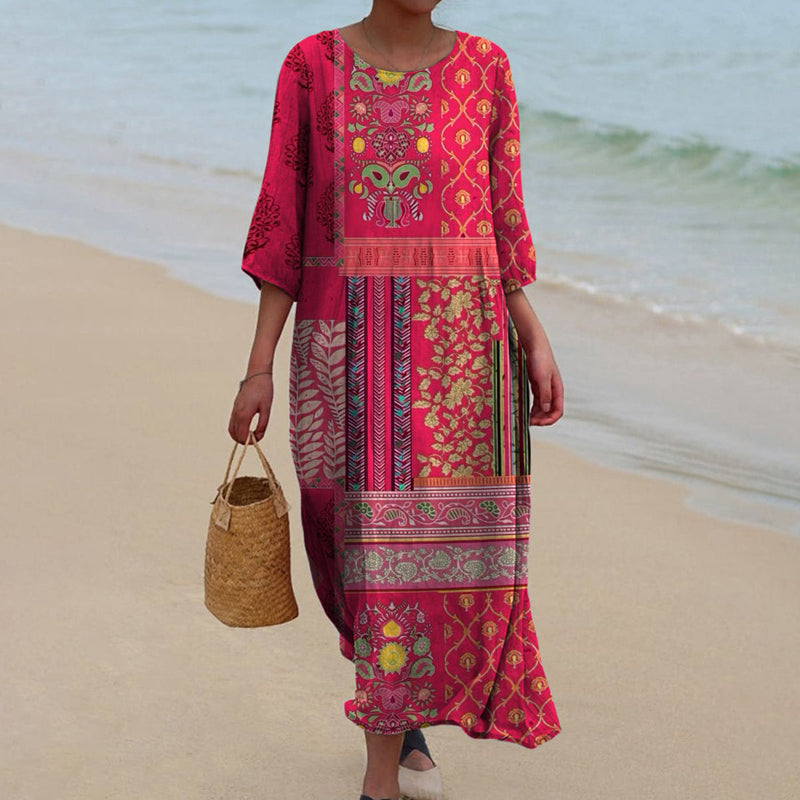 Judy | Relaxed Bohemian Maxi Dress