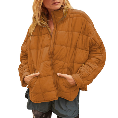 April | Lightweight Zip Puffer Jacket