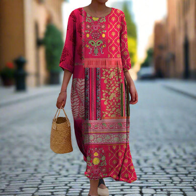 Judy | Relaxed Bohemian Maxi Dress