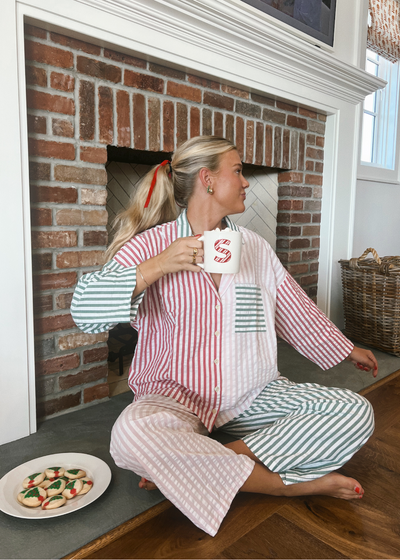 Nora | Striped Pajama Set