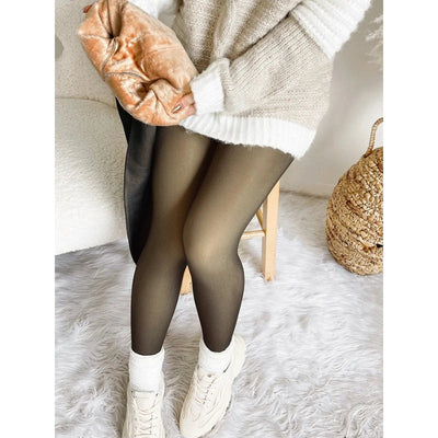 Fleece Lined Translucent Tights