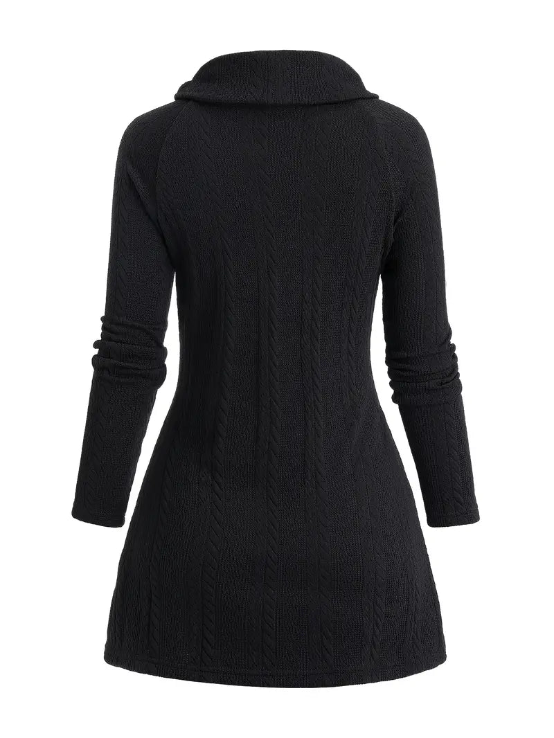 Kate's - Casual Knitted Cardigan With Button