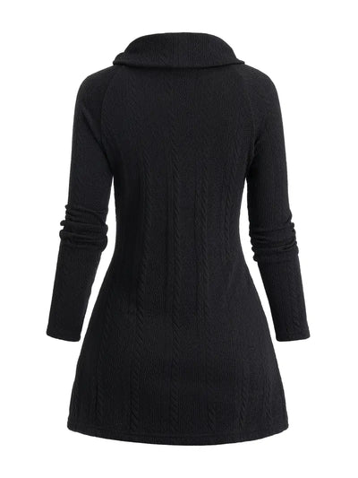 Kate's - Casual Knitted Cardigan With Button