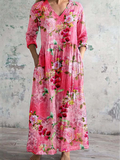 Celestine | Maxi Floral Print Dress