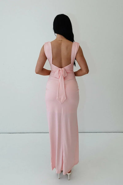 Michelle | Open Back Maxi Dress