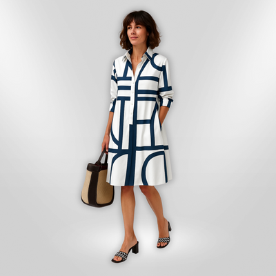 Vicky | Geometric Dress