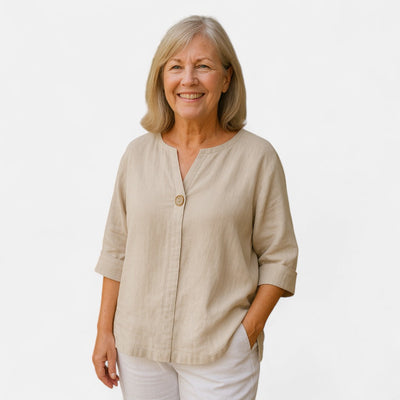 Tess boutique| Flattering Loose Fit Blouse