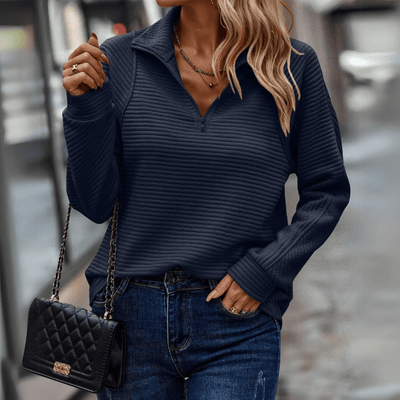 Kate's| Chic Half-Zip Pullover