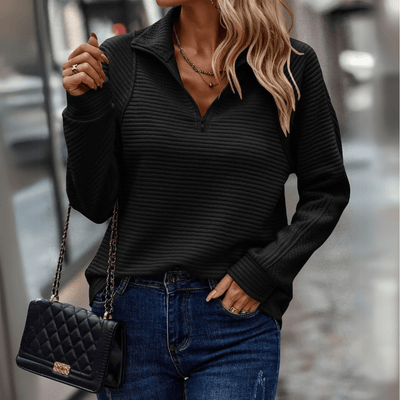 Kate's| Chic Half-Zip Pullover