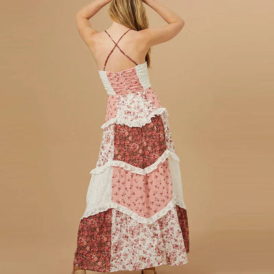 Shirley | Pleated Floral Dress