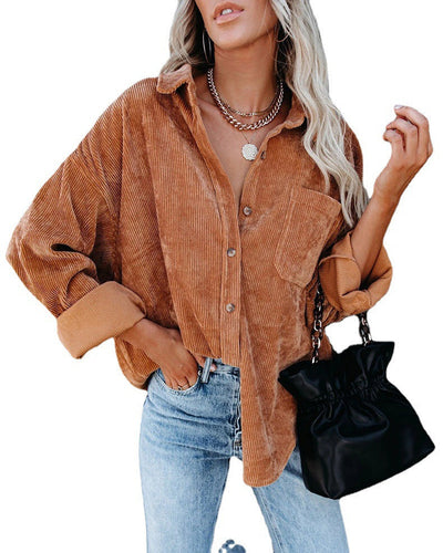Tess-Boutique Oversized Autumn Blouse