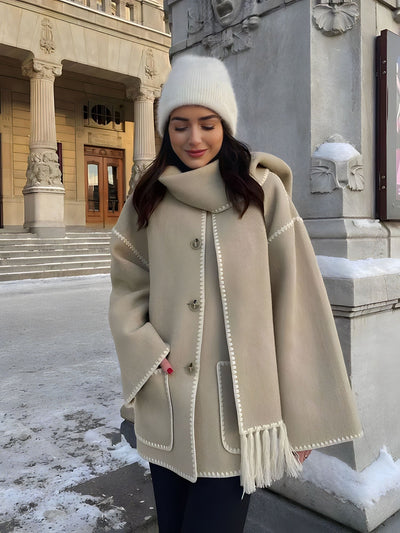 Elena | Coat + Scarf