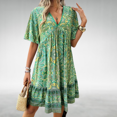 Marielle | Tummy Coverage Boho Dress