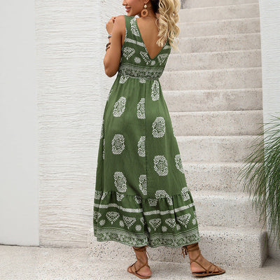 Idony | Boho Embroidered Maxi Dress