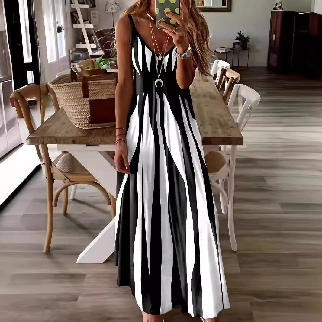 Mila | Striped Long Dress