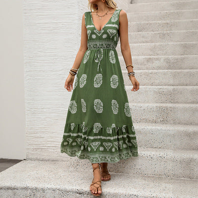 Idony | Boho Embroidered Maxi Dress