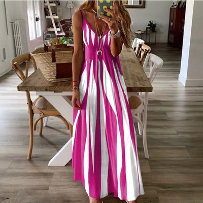 Mila | Striped Long Dress
